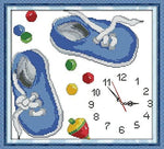 Stamped Cross Stitch Kits - Wall Clock (8 Designs)