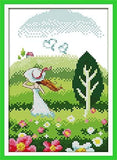 Stamped Cross Stitch Kits - Spring 9.1×13"