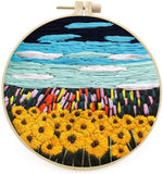 Stamped Embroidery Kits - Landscape