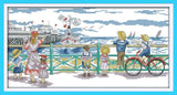 Stamped Cross Stitch Kits - Seeing The sea 21.7×11"