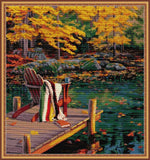 Stamped Cross Stitch Kits - Maple Lake