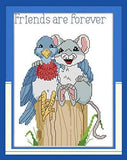 Stamped Cross Stitch Kits - Forever Friends 10.3×14.2"