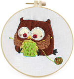Stamped Embroidery Kits - Animals