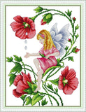 Stamped Cross Stitch Kits - Butterfly Fairy 13.8×16.9"