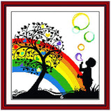 Stamped Cross Stitch Kits - Bubble Boy 20×20"