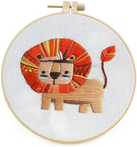 Stamped Embroidery Kits - Animals