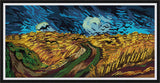 Stamped Cross Stitch Kits - Van Gogh Wheat Field with Crows