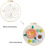 Stamped Embroidery Kits - Flowers 7.9"