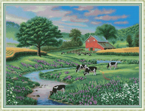 PDF Pattern - Farm and Cows