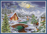 Stamped Cross Stitch Kits - Snow
