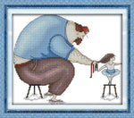 Stamped Cross Stitch Kits - Father's Love 14.2×11"