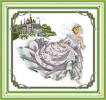 Stamped Cross Stitch Kits - Cinderella 29.5×27.6"