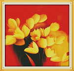 Stamped Cross Stitch Kits - Golden Tenderness 31.1×30.3"