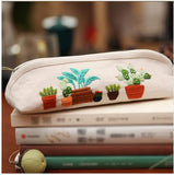 DIY Embroidery Kit - Pencil Case / Cosmetic Bag (2 Pairs)
