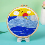 Punch Needle Beginner kits (10x10", 10 Designs) we no