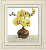Stamped Cross Stitch Kits - Phalaenopsis 19×22"