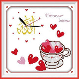 Stamped Cross Stitch Kits - Wall Clock (8 Designs)