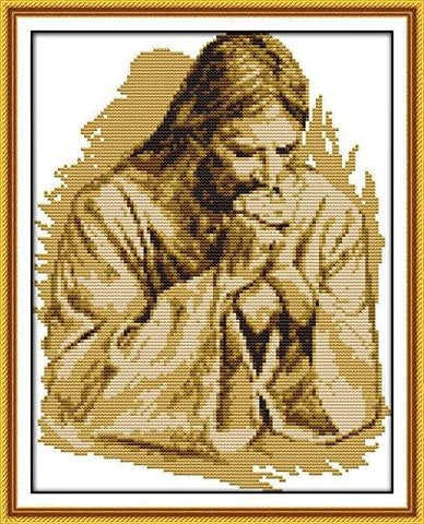 Stamped Cross Stitch Kits - Christian