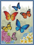 PDF Pattern - Butterflies in Forest