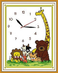 Stamped Cross Stitch Kits - Wall Clock (8 Designs)