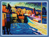 Stamped Cross Stitch Kits - Autumn Boats by Kandinsky 16.93×13"(14CT)