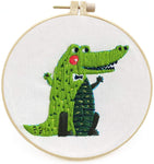 Stamped Embroidery Kits - Animals