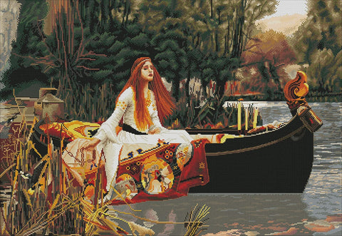 Stamped Cross Stitch Kits - The Lady of Shalott 28.74×20.87" (14CT)