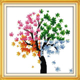 Stamped Cross Stitch Kits - Seasons of Life 27.2×27.2"