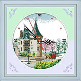 Stamped Cross Stitch Kits - Wall Clock (8 Designs)