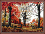 Stamped Cross Stitch Kits - Deep Autumn