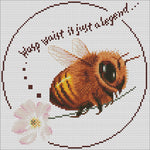 Stamped Cross Stitch Kits - Wasp Waist is just a Legend 10.24×10.24" (14ct)
