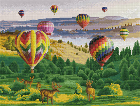 PDF Pattern - Colorful Balloons