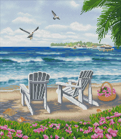 PDF Pattern - Seaside Landscape