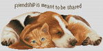 Stamped Cross Stitch Kits - Friendship is to share