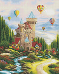 Stamped Cross Stitch Kits - Old Castle